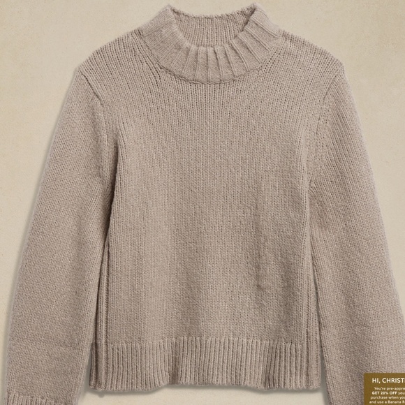 Banana Republic Mock-Neck Sweater - Picture 2 of 5